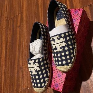 Tory burch flat espadrille